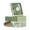 Army Green, variant on Army Green Humidifying Double Spray Desktop Fan Remote Control Folding Usb Rechargeable 1200Mah Battery 8.1X6.1X4.7 Inch Compact Lightweight Low Noise Cool