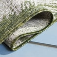 thumbnail image 6 of SAFAVIEH Courtyard Jaymz Radiant Indoor/Outdoor Area Rug, Beige/Dark Green, 6'7" x 6'7" Square, 6 of 12