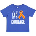 thumbnail image 3 of Inktastic Lost my Leg Not my Courage Limb Loss Awareness Orange Ribbon Boys or Girls Baby T-Shirt, 3 of 5