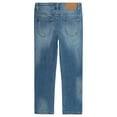 thumbnail image 2 of KIDSCOOL SPACE Little Girls Jeans,Elastic Band Inside Ripped Strechy Slim Fit Denim Pants, 2 of 5
