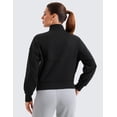 thumbnail image 2 of CRZ YOGA SoftAura Half Zip Sweatshirt for Women Long Sleeve Pullover Workout Casual Tops with Pocket, 2 of 6