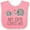 Pink and White, variant on Inktastic My Opa Grandpa Loves Me Boys or Girls Baby Bib