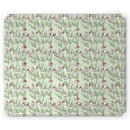 thumbnail image 1 of Botanical Mouse Pad, Continuous Pattern of Abstract Tulips, Rectangle Non-Slip Rubber Mousepad, Pastel Green Magenta, by Ambesonne, 1 of 2