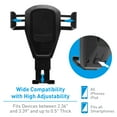 thumbnail image 3 of Macally Phone Gravity Holder With 9. 25" Tall Cupholder Mount For Car SUV Or Truck for Apple iPhone 14 13 X Pro Max mini SE 8 Plus, Samsung Galaxy Note S23 S22 Ultra Plus 5G, Tablets 10.5" MCUPGRAVITY, 3 of 8