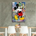 thumbnail image 3 of Banksy Graffiti Street Art Mickeys Artworks Canvas Poster Room Aesthetic Wall Art Prints Home Modern Decor Gifts 08x12inch(20x30cm), 3 of 6