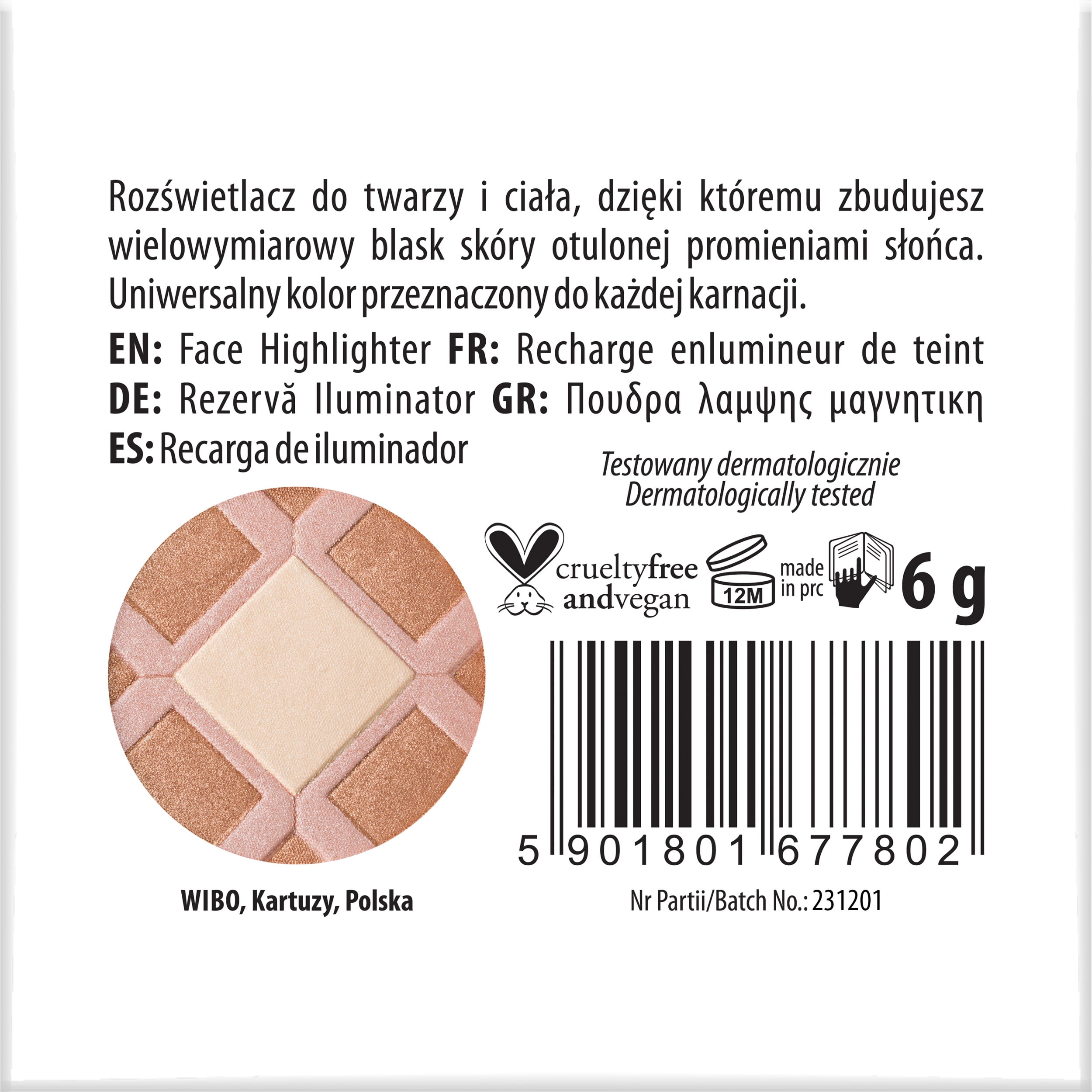 NAM Makeup Sparkling Desert Illuminator