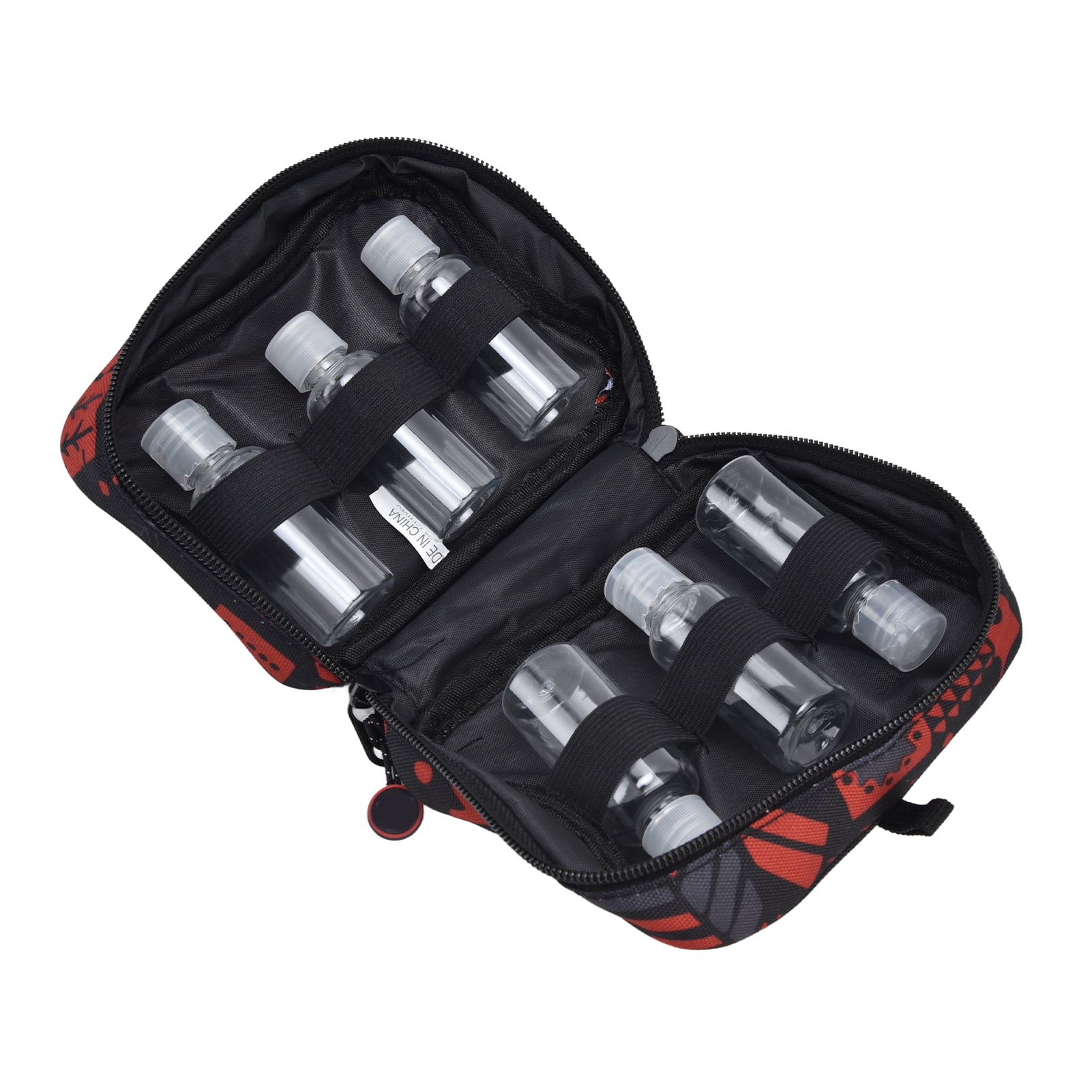 Dioche 6pcs Camping Spice Containers Mini Portable Transparent Spice