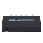 SDI 1 Input 4 Outputs Splitter Professional Signal Split High Resolution SDI Distribution Amplifier 110?240VUK Plug