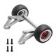 thumbnail image 1 of Rueda delantera para coche RC, barra de caballito de aluminio, rueda trasera para coche RC, soporte delantero Astilla, 1 of 9