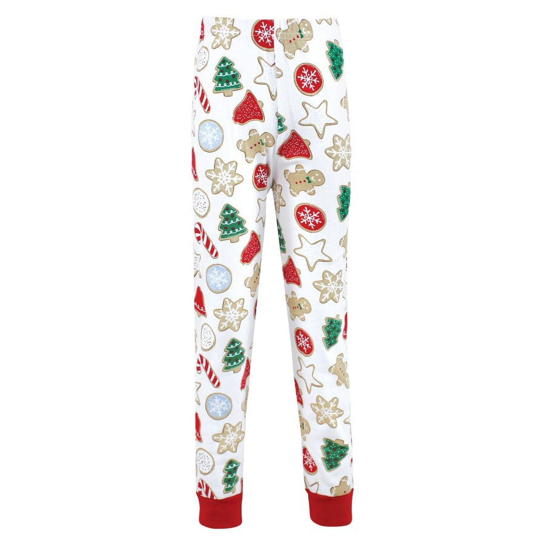 Touched by Nature Infant and Toddler Organic Cotton Tight-Fit Pajama Set, Christmas Cookies, 18-24 Months