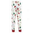 thumbnail image 4 of Touched by Nature Infant and Toddler Organic Cotton Tight-Fit Pajama Set, Christmas Cookies, 3 Toddler, 4 of 4