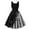 #0232-Black, variant on Women's Vintage Dress 50s Swing Retro Church Dress Audrey Hepburn Wedding Guest Dresses Flared Cocktail Party Dress
