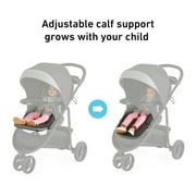 Graco Modes 3 Lite DLX Travel System featuring SnugRide Lite LX Infant Car Seat, West Point, Grey