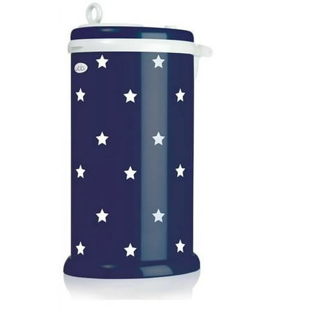 Ubbi Steel Diaper Pail, Navy Stars