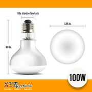 XYZReptiles 100-Watt UVA Lizard Heating and Basking Light for Thermoregulation in Terrarium