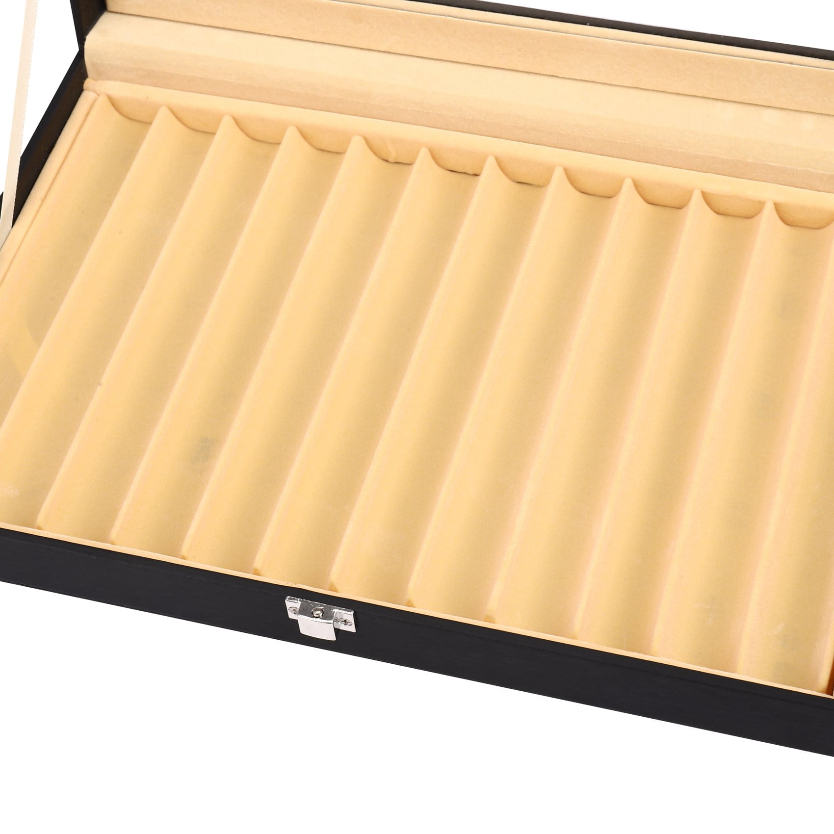 12 Black Pen Box Leather Pen Display Box PU Pen Storage Box Leather Pencil Case Storage Box
