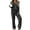Black, variant on Womens Pajamas Sets Long Sleeve Shirts and Drawstring Pants Ladies Loungewear Casual 2 Piece Matching Sets
