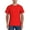 Red, variant on White Print Men's Dry Fit Mesh Athletic Shirts Moisture Wicking Tennis T-Shirt Tops