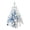 Blue, variant on DIY Beaded Christmas Tree Kit with LED Light,3D Tabletop Xmas Craft Set for Holiday Home Decor,Handmade Christmas Decoration for Desk Shelf Mantel