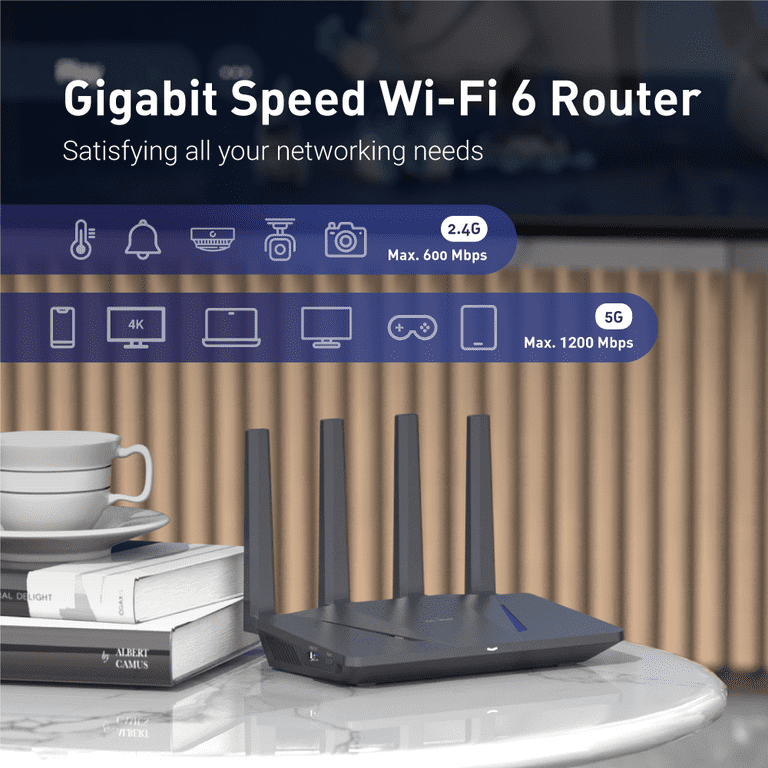 GL.INET GL-AXT1800 (SLATE AX) Pocket-Sized Wi-Fi 6 Gigabit Travel