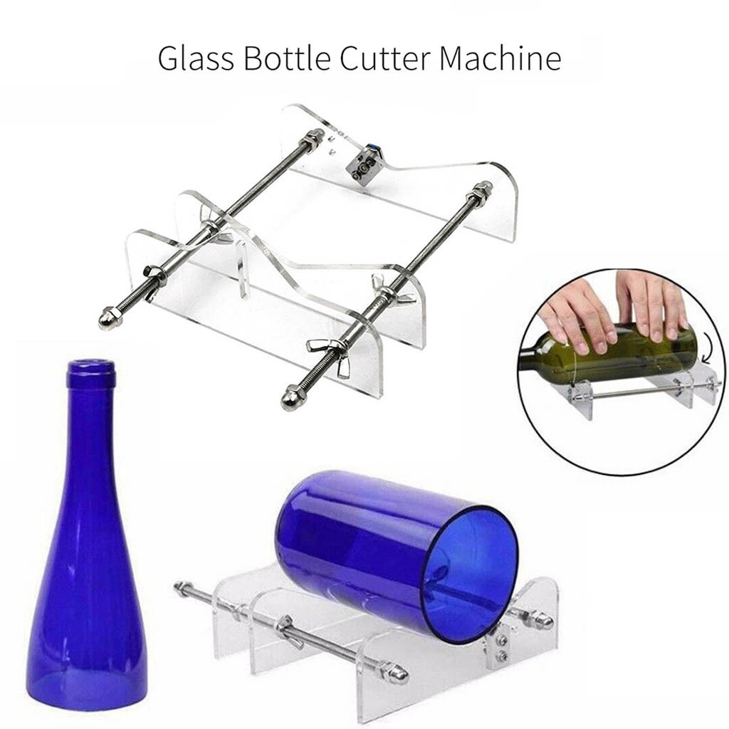 XKHAZA Bottle Cutter & Glass Cutter DIY Machine for Cutting Wine, Beer, Liquor, Whiskey, Alcohol, Champagne, Water Bottles to Craft Glasses Accessories Tool