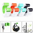 thumbnail image 2 of Bike Wall Mount, Bike Rack, Space Saving Wall Mount, Bike Rack Storage System, Indoor and Outdoor, for Road Bikes and Mountain Bikes (MTB, White 1pcs), 2 of 5