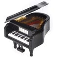 thumbnail image 1 of Mini Piano, Decorative Mini Basswood Piano Model, Handcrafted Musical Instrument for Home Decor, Gift for Music Lovers, Kids, Adults Collectors, Office Desk Decor, Birthday Party, 1 of 10