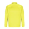 thumbnail image 4 of LMOIPLI Men's Mardi Gras Shirts Long Sleeve Dress Shirt Casual 1/4 Zip Lapel Shirts Party Carnival Printed Outfits Top Yellow XL, 4 of 4