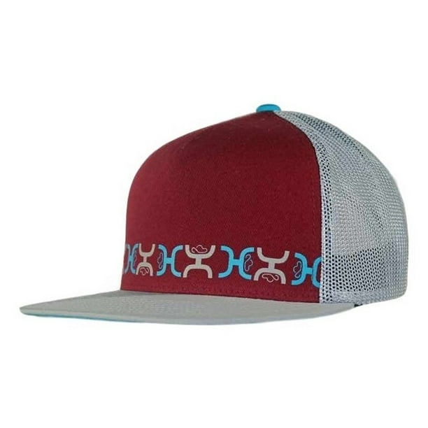 Hooey HOOey Hat Mens Spinning Mesh Back Snapback O/S Orange 1723T