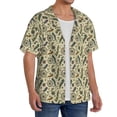 thumbnail image 2 of Naloa Dreamcatcher1 Men's Loose Fit Cuban Collar Short-Sleeve Shirt, Hawaiian Shirts, Mens Shirts Casual for Everyday Wear Outings-XX-Large, 2 of 5