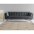 thumbnail image 4 of Capri Henley Light Grey & Bone 4' 3" x 7' 3" Area Rug, 4 of 6