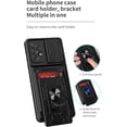 thumbnail image 6 of Case for Samsung Galaxy A73 with Card Holder, Heavy Duty Protection Phone Case with Magnetic Ring Kickstand Slide Camera Cover for Samsung Galaxy A73      Green, 6 of 9