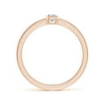 thumbnail image 2 of ANGARA Natural Emerald-Cut Diamond Solitaire Ring in 14K Rose Gold for Women (Size-4x3mm| Color-H| Clarity-SI2) | April Birthstone, Anniversary, Jewelry Gift for Women | Natural Diamond Ring, 2 of 9