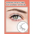 thumbnail image 2 of Natural Lashes Wispy Eyelashes Natural Look Short Lashes Pack 12mm Eyelashes C Curl False Lashes Thinner Band 3D Volume Fake Eyelashes 7 Pair Siligli, 2 of 13