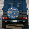 thumbnail image 3 of Kll Construction Vehicles Tire Cover,Universal Wheel Tire Cover For Trailer, Rv, Suv, Truck,Camper And Many Vehicle,(15 Inch), 3 of 7