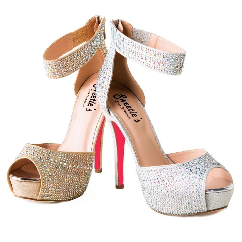 Sweetie'S Shoes - Sweetie's Shoes Champagne Ankle Strap Sydney Elegant ...