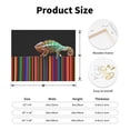 thumbnail image 2 of Lsque Chameleon Panther On Colored Pencils Print Wall Art – Decorative Picture for Living Room, Bedroom, and Office (Horizontal), 2 of 6