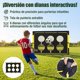 thumbnail image 3 of Wumubs Set de 2 Porterías de Fútbol para Niños de 6x4 Pies, Equipo de Entrenamiento con Pelota y Objetivos, Red de Fútbol para Niños de 3 a 12 Años, Juegos Deportivos al Aire Libre, 3 of 7