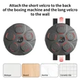 thumbnail image 4 of Music Boxing Machine with Boxing Gloves, Smart Bluetooth Boxing Equipment, Wall Mounted Target Training Punching Boxing Machine for Adults, Kids, Home, Indoor, Workout and Gym, 4 of 12