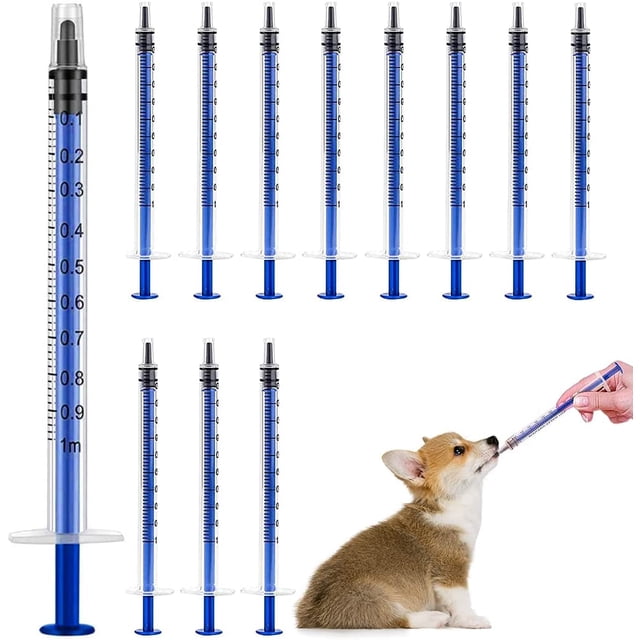 Jeringa sin aguja de 1 ml, jeringa pequeña sin aguja de 1 ml para alimentos para mascotas pequeñas, medición de líquidos de precisión industrial esquí esquí Gafas de esquí
