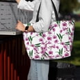 thumbnail image 7 of Disketp Orchids Flowers Large Capacity Beach Bag, Waterproof Sandproof Beach Swim Pool Bag Tote Bag for Women, 7 of 7