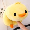 thumbnail image 2 of Lindo pato acostado de algodón relleno de pato amarillo juguete de peluche suave almohada cojín para niños bonitos regalos de Navidad para la decoración de la habitación de las niñas, 2 of 4