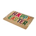thumbnail image 2 of karymi Festive Easter Welcome Doormat 15.75x23.62in Bunny Egg Design Non Slip Floor Mat for Entryway Kitchen Living Room Holiday Decor Cheerful Pastel Colors Home Decor Bedroom Decor, 2 of 3
