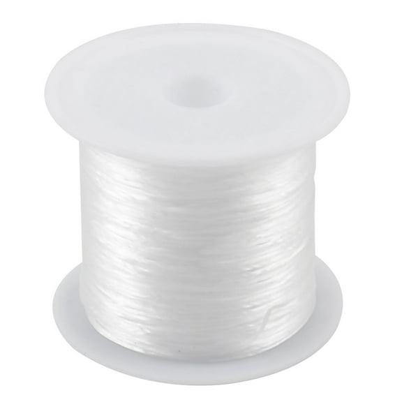8.5M  Bracelet Beading Thread Elastic Crystal String White