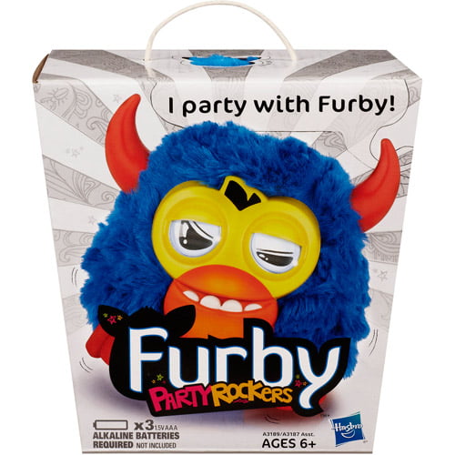 Furby Party Rockers Creature (Dark Blue with Horns)