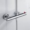 thumbnail image 2 of Thermostatic Shower Mixing Valve Wall Mounted Hot Cold Water Mixer Valve for Bathroom RV Bathtub, 2 of 8