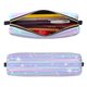 thumbnail image 2 of Fotbe Striped Gradient Estuche para Lápices de Cuero con Estampado, Estuche con Cremallera Resistente, Organizador Compacto y Elegante para Papelería, 2 of 7