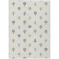 thumbnail image 2 of Addison Rugs Chantille Indoor/Outdoor Transitional Geometric Ivory Machine Washable Rectangle Rug, 3' x 5', 2 of 8
