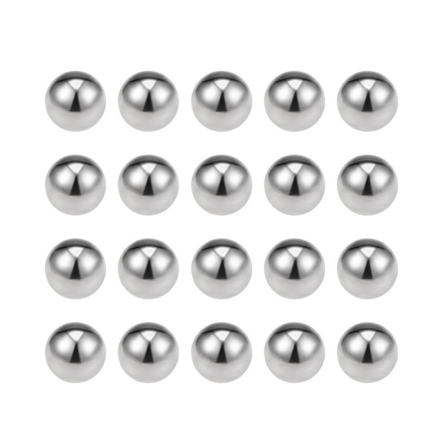 Unique Bargains Billes de Roulement 1/8 Pieds, Billes de Précision G100 en Acier Inoxydable 316L, Lot de 50