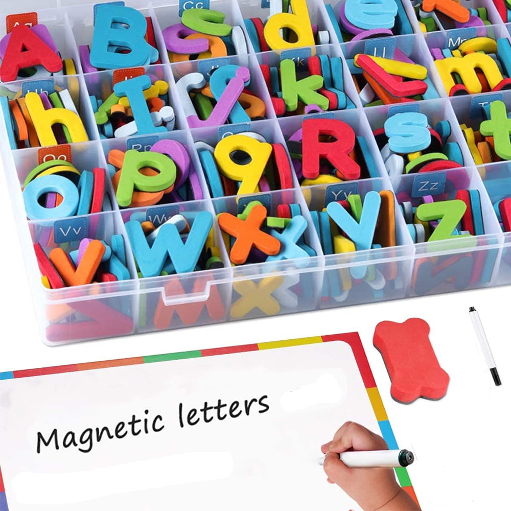VIVEFOX Letters Set with Board for Kids, 134PCS